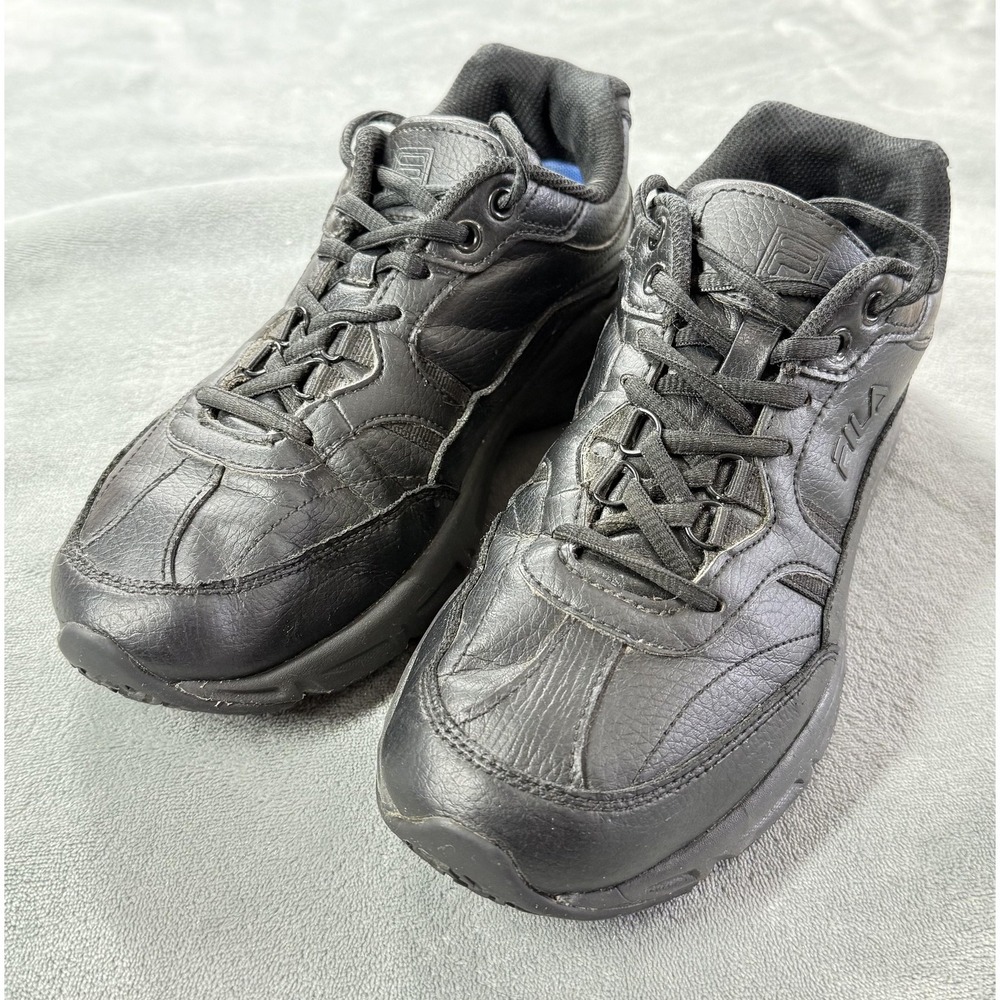 Fila Shoes Womens Size 9 Black Work Walking Slip Resistant 5SG30002-001